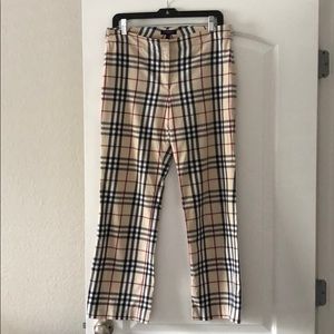 Burberry Nova Check Pants